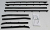 Door Window Belt Weatherstrip for 1967-1967 Chevrolet Camaro 8 Piece 