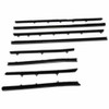 Door Window Belt Weatherstrip for 1966-1967 Pontiac Tempest 8 Piece EPDM Rubber