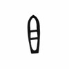 Door Mirror Mounting Pad for 1966-1967 Pontiac GTO 1 Piece Left Hand EPDM Rubber
