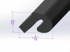 Hood Surround Seal for Universal Applications 1 Piece EDMP Rubber LP 14-S
