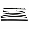 Door Window Belt Weatherstrip for 1968-1968 Buick Skylark 8Pc. Right and Left