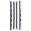 Window Sweeps Felt Kit Belt Line Weatherstrip for 1988-2002 GM Vehicles - Inner/Outer, Left/Right Hand 4pc. Replacement Parts
