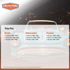 Windshield Weatherstrip Molding Upper 1pc for 1985-1998 Buick/Oldsmobile/Pontiac