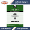 Service Manual for 1994 Camaro Firebird 2 Vol Set