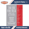 Parts Catalog for 1948-1956 Ford Truck