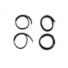 Glass Run Channel Weatherstrip Left and Right, Pair for 68-72 Chevelle/El Camino