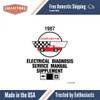 Electrical Manual for 1987 Chevrolet Corvette (Color)