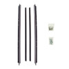 Window Sweeps Felt Kit Belt Line Weatherstrip for 1971-1976 GM Cars Hardtop - Front LH & RH 4pc. Kit - Protect Interior