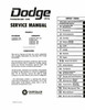 Service Manual for 1970 Dodge Charger, Coronet