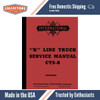 Service Manual for 1940-1949 International K and KB Truck