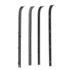 Window Sweeps Felt Kit Belt Line Weatherstrip for 73-80 Chevrolet/GMC Pickup - Left & Right Hand 4pc. - High Quality Replicas