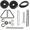 1953-1955 Chevrolet/GMC Truck Door Seal Window Sweeps Channel Kit - Complete Weatherstrip Set for Classic Vehicles