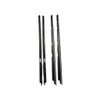 Window Sweeps Felt Kit Belt Line Weatherstrip for 1981-1988 Chevrolet Monte Carlo Coupe - Left & Right Hand - 4 Piece Kit