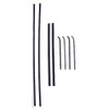 Window Sweeps Felt Kit Belt Line Weatherstrip for Chevrolet/GMC 1955-1959 - High Quality Ozone Resistant Materials Window Sweeps Felt Kit Belt Line Weatherstrip for Chevrolet/GMC 1955-1959 - High Quality Ozone Resistant Materials