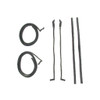 Weatherstrip Seal Kit for 1948-52 Ford F-Series Trucks, Left & Right Hand 6pc. Easy Installation, Quieter Ride, Long-lasting Weatherstrip Seal Kit for 1948-52 Ford F-Series Trucks, Left & Right Hand 6pc. Easy Installation, Quieter Ride, Long-lasting