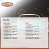 Glass Run Channel Weatherstrip, Left or Right Hand for 1967-1972 Chevrolet/GMC