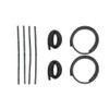 1961-1971 Dodge Pickup Window Sweeps Felt Kit Front Left & Right Hand 8pc for Classic Cars - Belt Line Weatherstrip 1961-1971 Dodge Pickup Window Sweeps Felt Kit Front Left & Right Hand 8pc for Classic Cars - Belt Line Weatherstrip