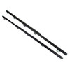Window Sweeps Felt Kit Outer Left & Right for 84-96 Jeep Cherokee (XJ) 2DR - Pair - Belt Line Weatherstrip - High Quality