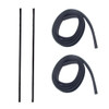 Glass Run Channel Weatherstrip Left & Right, 4 pcs for 62-67 Chevy II Sedan 4DR Glass Run Channel Weatherstrip Left & Right, 4 pcs for 62-67 Chevy II Sedan 4DR