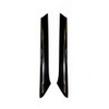 Windshield Weatherstrip Molding for Ford Flex 2009-2019 4Dr Precision WSK D1725 - Black Rubber Windshield Side Molding Kit.