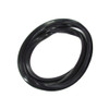 Rear Window Self-Locking Weatherstrip Seal That Inserts Body Clips