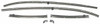 Roof rail Weatherstrip Channels for 1969 Chevrolet Chevelle Coupe Set