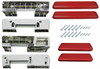 Armrest Kits for 1961-1964 Chevrolet Oldsmobile Pontiac A-Body Front/Rear Red Armrest Kits for 1961-1964 Chevrolet Oldsmobile Pontiac A-Body Front/Rear Red