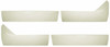 Armrest Bases for 1963-1965 Buick Riviera Deluxe Interior, Pair Front