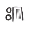 Door Seal Window Sweeps Channel Kit Left and Right 10pc for 80-93 Dodge/Plymouth Door Seal Window Sweeps Channel Kit Left and Right 10pc for 80-93 Dodge/Plymouth
