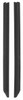 Quarter Window Vertical Weatherstrip for 1966-1967 Chevelle w/Steel Insert Pair