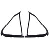 Vent Window Rubber Weatherstrip Seal, Left and Right 2-Piece for 1987-1991 Ford Vent Window Rubber Weatherstrip Seal, Left and Right 2-Piece for 1987-1991 Ford