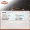 Vent Window Division Bar - Glassrun Post Reliner, Left or Right for Chevy/GMC