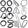 1976-77 GM Truck Door Seal Window Sweeps Channel Kit for Chevrolet/GMC K5 Blazer/Jimmy - Protect Your Vehicle's Interior