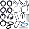 Door Seal Window Sweeps Channel Kit for 1976-1977 GM Vehicles - Protect Your Ride from the Elements with Weatherstrip Kit