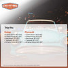 Door Rubber Weatherstrip Seal, Left or Right Hand for 1972-1977 D200/W100 Pickup