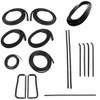 Weatherstrip Seal Kit for GMC Chevrolet 1960-1963 with Black Windshield