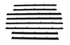1978-81 Ford Fairmont Window Sweeps Felt Kit for 4DR Sedan - OEM Quality Inner Outer Weatherstrip Set 1978-81 Ford Fairmont Window Sweeps Felt Kit for 4DR Sedan - OEM Quality Inner Outer Weatherstrip Set
