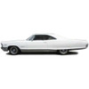 Headliner for 1965 Pontiac Bonneville Hardtop 4-DR Vinyl Front Rear 2 pcs