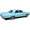 Headliner for 1966 Ford Galaxie Custom Sedan 4-Door Vinyl Front Rear 1 pc Headliner for 1966 Ford Galaxie Custom Sedan 4-Door Vinyl Front Rear 1 pc