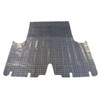 Trunk Floor Mat Cover for 1964-1965 Plymouth Belvedere & Satellite Convertible, Gray Herringbone Vinyl, US-made OEM replica.
