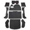 Carpet for Vintage Volkswagen Beetle Convertible Interior - US Made, Precision Fit, Complete Kit with Padding & Heel Pads