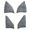 Interior Carpet for Chevrolet K20 Reg Cab, Kick Panel Inserts, Die Cut Style, US-made Automotive-Grade Material Interior Carpet for Chevrolet K20 Reg Cab, Kick Panel Inserts, Die Cut Style, US-made Automotive-Grade Material