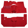 Carpet for Vintage Pontiac Catalina 2DR Hardtop, Black Loop Style -  Automotive-Grade Flooring Kit with Padding & Heel Pads
