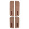 Carpet for Chevrolet R2500 Suburban Door Inserts on Cardboard w/Vents, Molded Style, US-made Automotive-Grade Material.