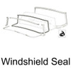 Windshield Gasket Weatherstrip Seal for Ford / Mercury All Cars 55-56 1Pc Windshield Gasket Weatherstrip Seal for Ford / Mercury All Cars 55-56 1Pc