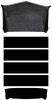 1947-53 Chevy/GMC Suburban Headliner (ABS Plastic)..MOLDED FRONT HEADLINER..5 REAR FLAT PANELS..- Installation sheet..- 25#8x32 machine screws..- 1 #10 cover washer..- 1 #10x3/4 oval head screw.. 1947-53 Chevy/GMC Suburban Headliner (ABS Plastic)..MOLDED FRONT HEADLINER..5 REAR FLAT PANELS..- Installation sheet..- 25#8x32 machine screws..- 1 #10 cover washer..- 1 #10x3/4 oval head screw..