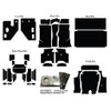 Insulation Sound Deadener Kit for 1960-1962 Ford Coupe Acoustishield Complete