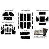 Insulation Sound Deadener Kit for 1967-68 Ford Mustang Convertible AcoustiShield