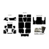 Insulation Sound Deadener Kit for 64-65 Ford Falcon Convertible Shield Complete Insulation Sound Deadener Kit for 64-65 Ford Falcon Convertible Shield Complete