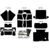 Insulation Sound Deadener Kit for 1954-1962 Metropolitan Coupe Shield Complete Insulation Sound Deadener Kit for 1954-1962 Metropolitan Coupe Shield Complete